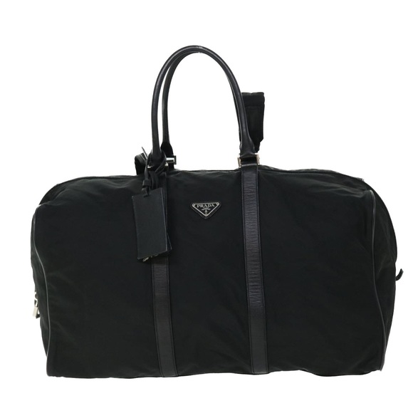 PRADA Boston Bag Nylon 2way Black Auth ep1422 - Picture 13 of 16